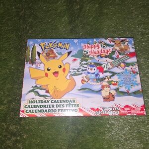 Pokemon Festive Calendar with Pikachu and Friends